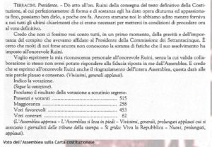 La Costituzione della Repubblica Italiana